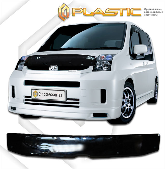 Дефлектор капота Classic черный Honda Mobilio  2004-2008 СА Пластик