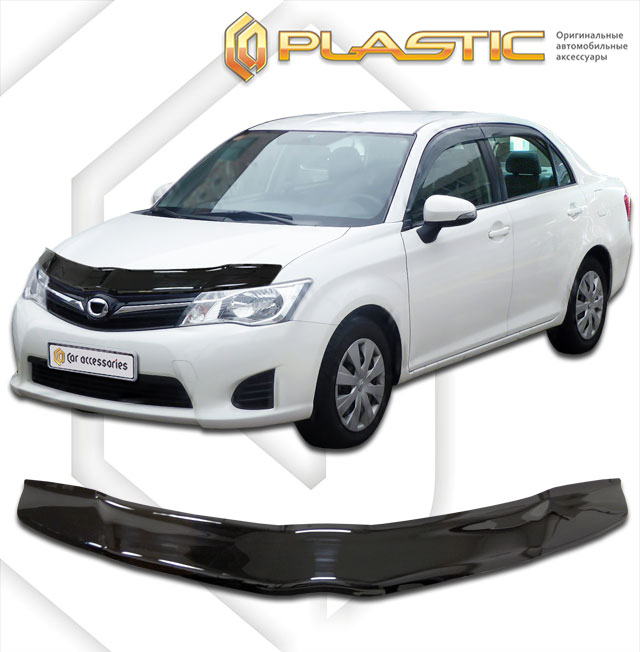 Дефлектор капота Classic черный Toyota Corolla Axio 2012–2015 СА Пластик