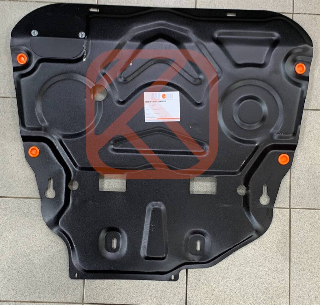Защита картера и КПП Toyota Rav-4 V 2019- all (50 - 60) / Venza 2020- / Harrier 80 Alfeco