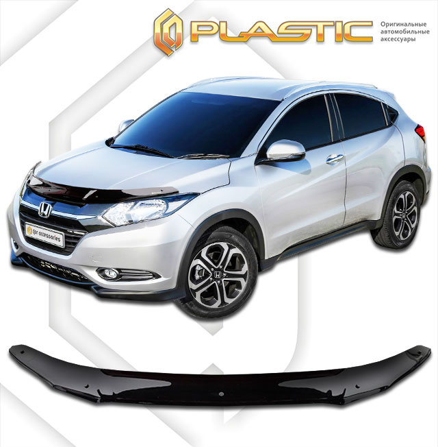 Дефлектор капота Classic черный Honda HR-V  / Vezel 2014–н.в. СА Пластик