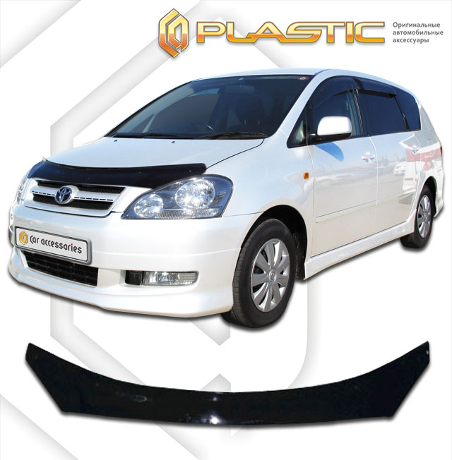 Дефлектор капота Classic черный Toyota Picnic  2001-2003 СА Пластик