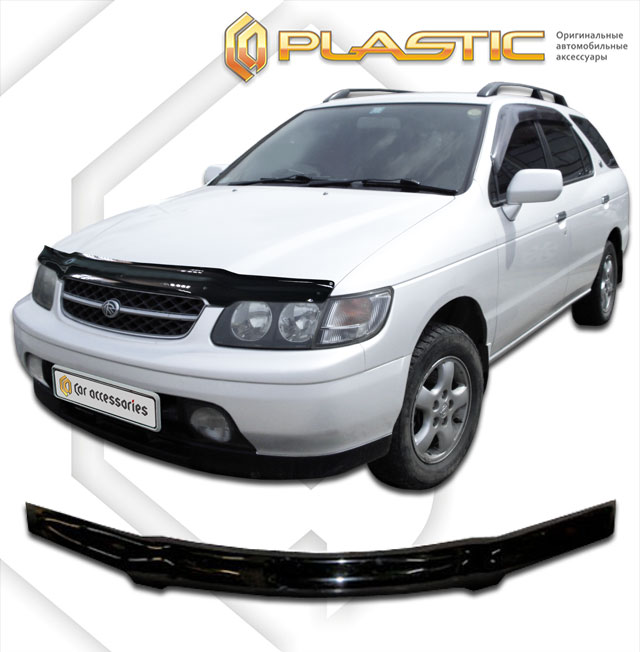 Дефлектор капота Classic черный Nissan Rnessa  1997-2000 СА Пластик