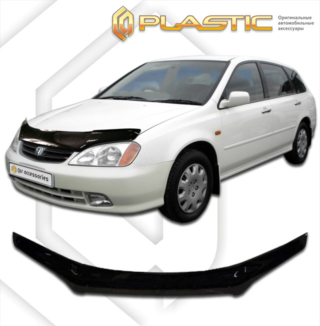 Дефлектор капота Classic черный Honda Avancier  1999-2003 СА Пластик