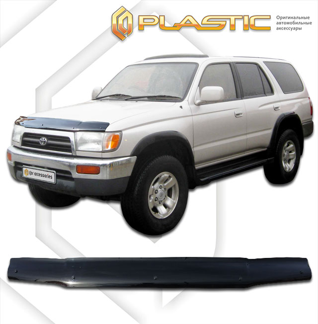 Дефлектор капота Classic черный Toyota 4Runner  1995-2002 СА Пластик