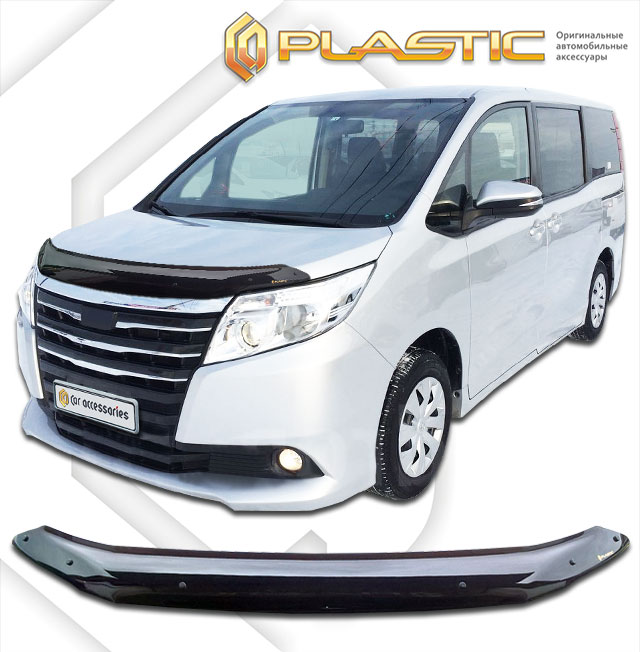 Дефлектор капота Classic черный Toyota Noah  2014-2017 СА Пластик