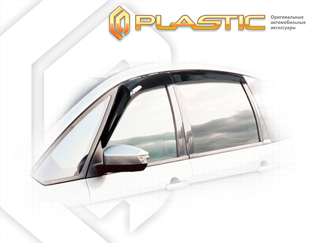 Ветровики дверей Classic полупрозрачный Ford Galaxy  2006-2010 СА Пластик