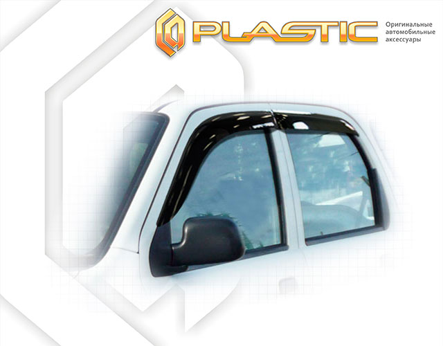 Ветровики дверей Classic полупрозрачный Daihatsu Terios  1997-2000 СА Пластик