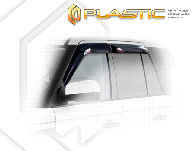 Ветровики дверей Classic полупрозрачный Land Rover Range Rover Sport  2005-2013 СА Пластик