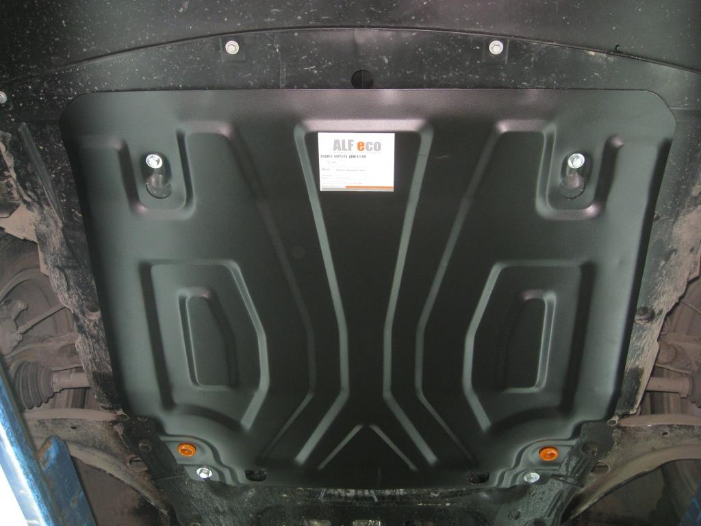 Защита картера и КПП Nissan Qashqai new (сборка Англия) 2014-2015.11 сталь 2мм