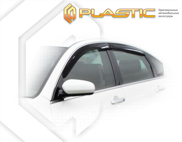 Ветровики дверей Classic полупрозрачный Nissan Teana  2003-2008 СА Пластик
