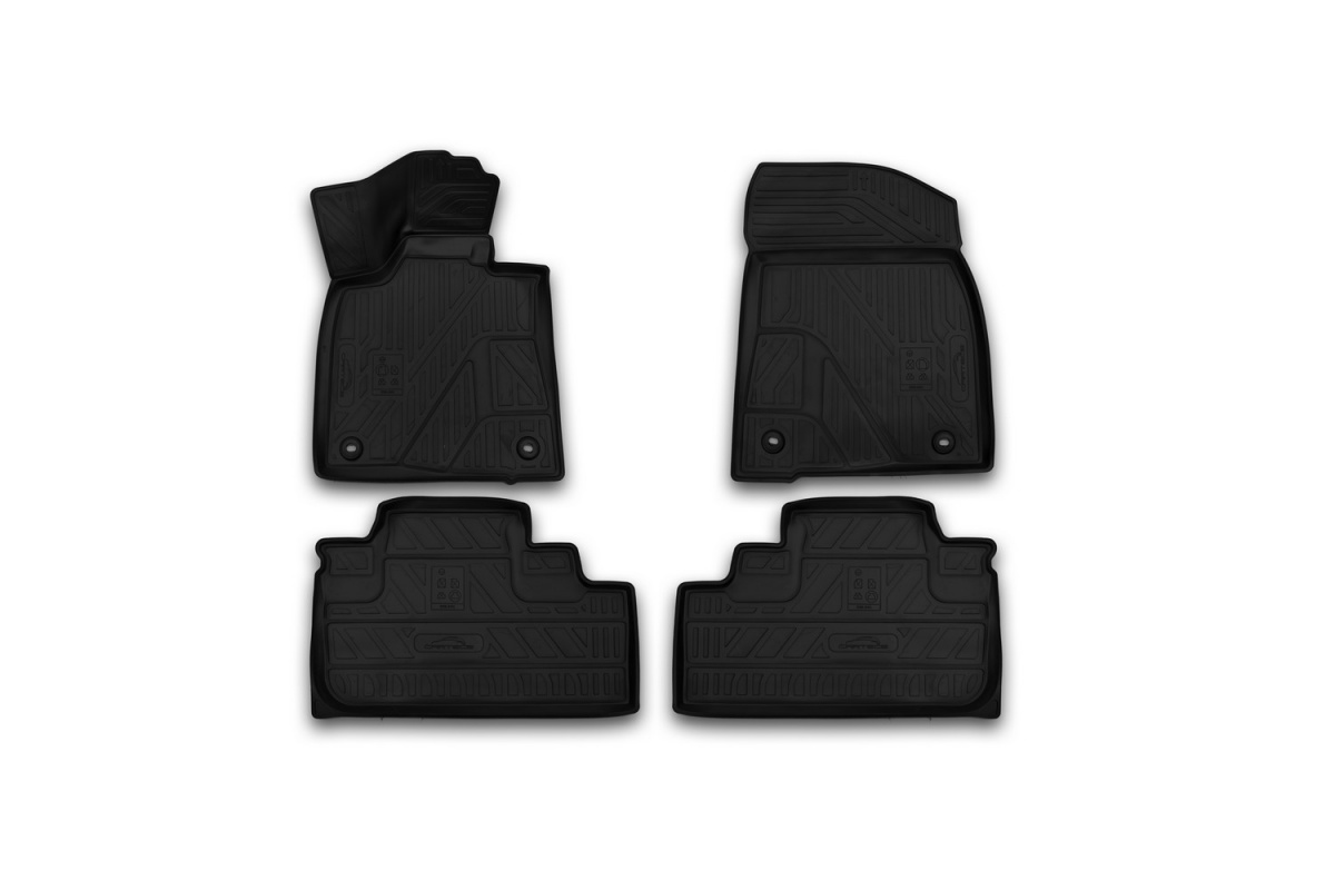 Коврики 3D в салон LEXUS RX, 2015->, 4 шт. (полиуретан)