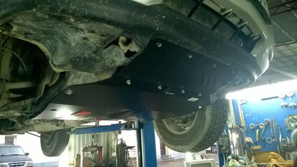 Защита картера и КПП Toyota Harrier 10/15 1998-2002 Lexus RX300 сталь 2мм Alfeco