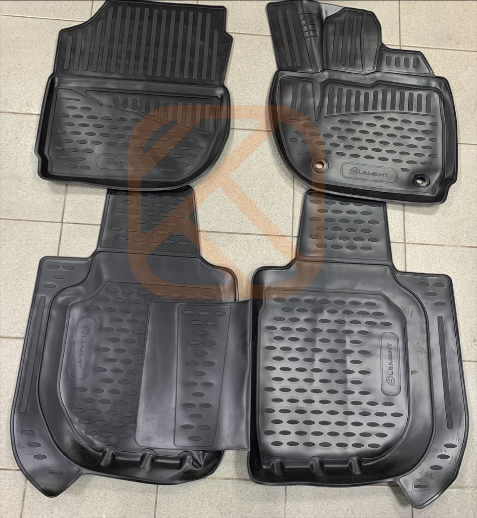 Коврики 3D в салон HONDA Vezel /Fit 3 2013 - 2022 П.Р., 4шт. (полиуретан) / Хонда Везел