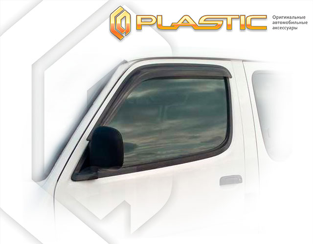 Ветровики дверей Classic полупрозрачный Toyota Hiace  1989–2004 СА Пластик