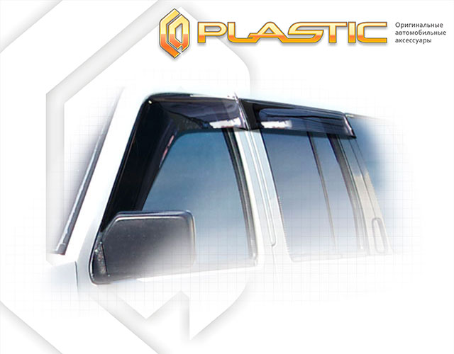 Ветровики дверей Classic полупрозрачный Nissan Mistral  1994–1996 СА Пластик