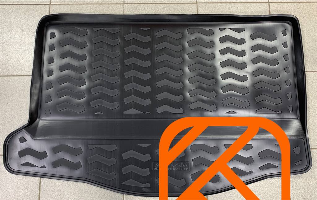 Коврик в багажник Honda Fit 3 2013-2020 ГИБРИД полиуретан с бортом Aileron