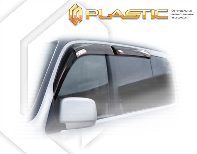 Ветровики дверей Classic полупрозрачный Honda StepWagon  2003-2005 СА Пластик