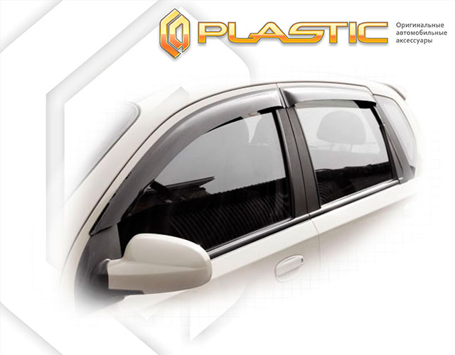 Ветровики дверей Classic полупрозрачный Chevrolet Aveo хэтчбэк 2006-2008 СА Пластик