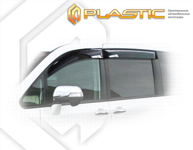 Ветровики дверей Classic полупрозрачный Toyota Voxy  2007-2010 СА Пластик