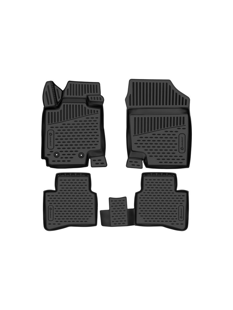 Коврики 3D в салон подходят для JAC JS4 2020-, 4шт. (полиуретан) / Джак ДЖИЕС4