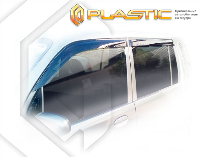 Ветровики дверей Classic полупрозрачный Mitsubishi Toppo  2008–2013 СА Пластик