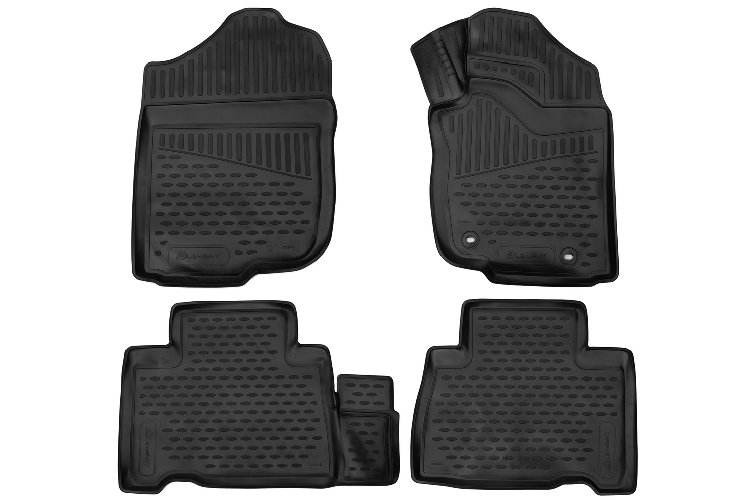 Коврики 3D в салон TOYOTA Harrier 60 / 65 2013-2019 правый руль с бортом (полиуретан)