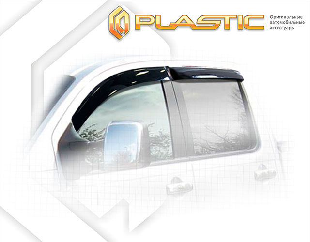 Ветровики дверей Classic полупрозрачный Nissan Titan  2004-2007 СА Пластик