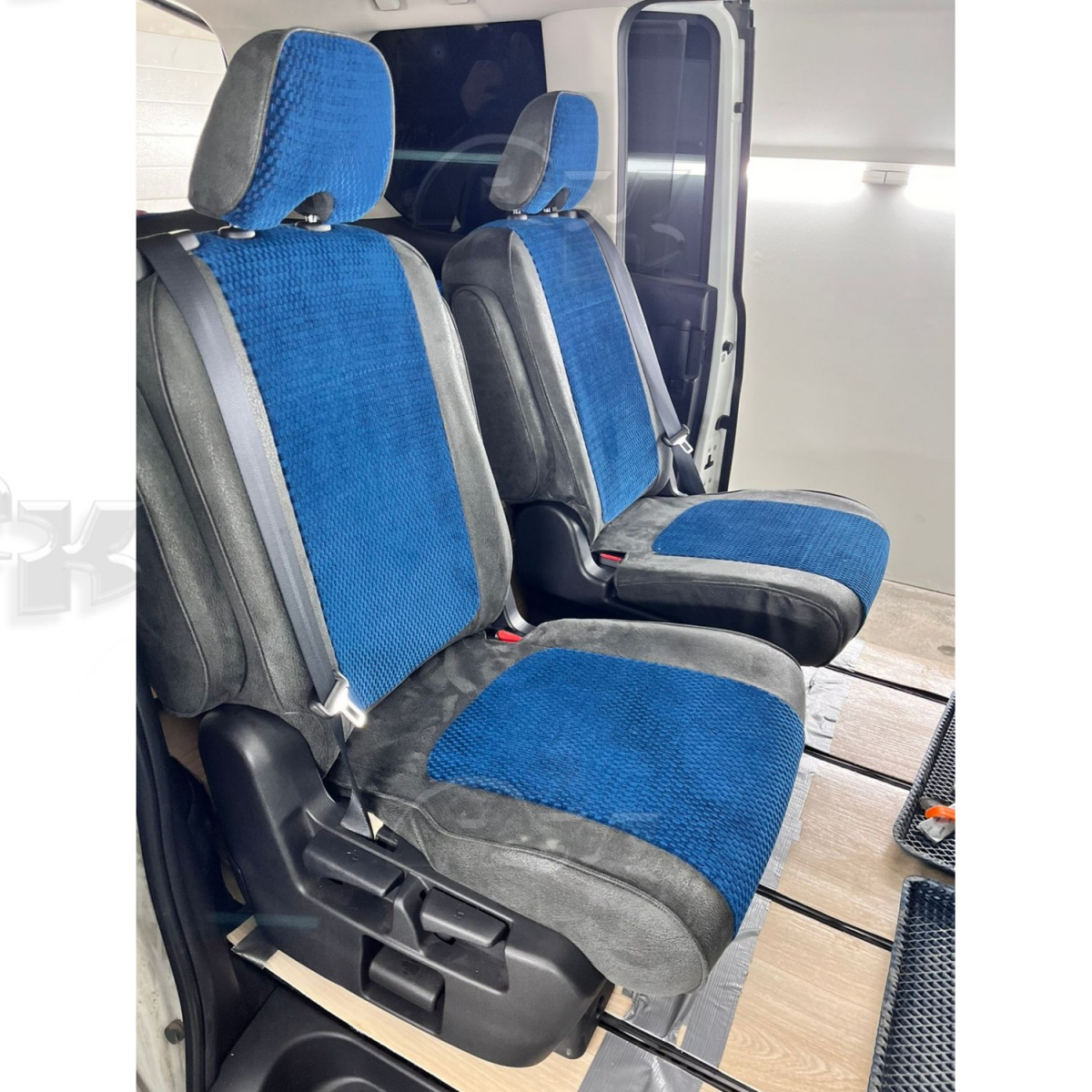 Чехлы Nissan Serena 2016-2022 на 3 ряда Автокомфорт