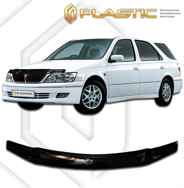 Дефлектор капота Classic черный Toyota Vista Ardeo 2000-2003 СА Пластик