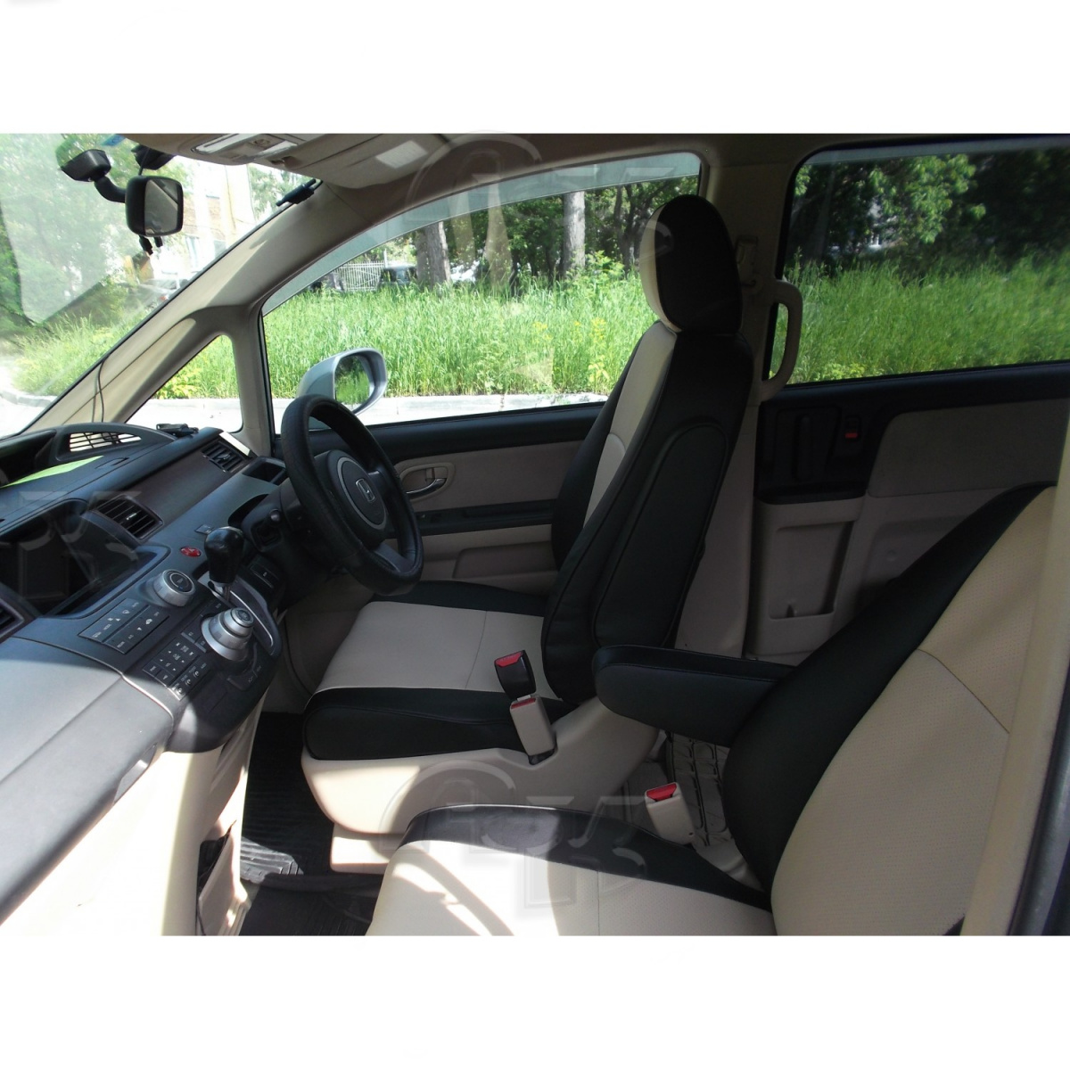 Чехлы из экокожи Honda Stepwgn III+r [RG] 05.2005-09.2009 (Мод.340.0) - 3 ряда Автокомфорт