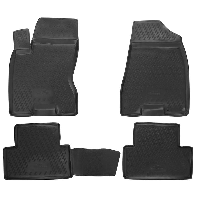 Коврики в салон NISSAN X-Trail (T31), 2007-2010, 2011-02/2015, 4 шт. Л.Р.(полиуретан)