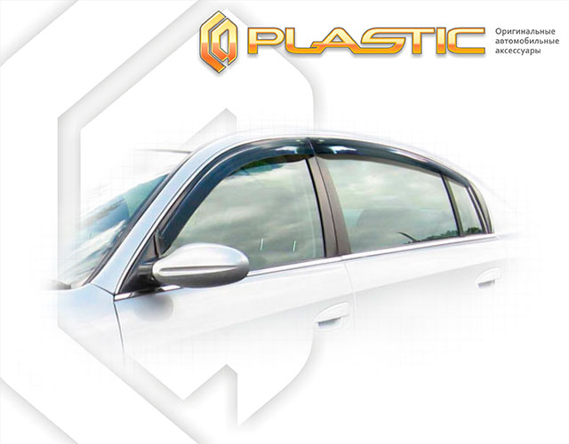 Ветровики дверей Classic полупрозрачный Nissan Altima  2004-2006 СА Пластик