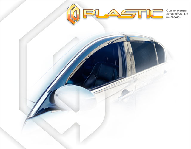 Ветровики дверей Classic полупрозрачный Infiniti G35  2006-2009 СА Пластик