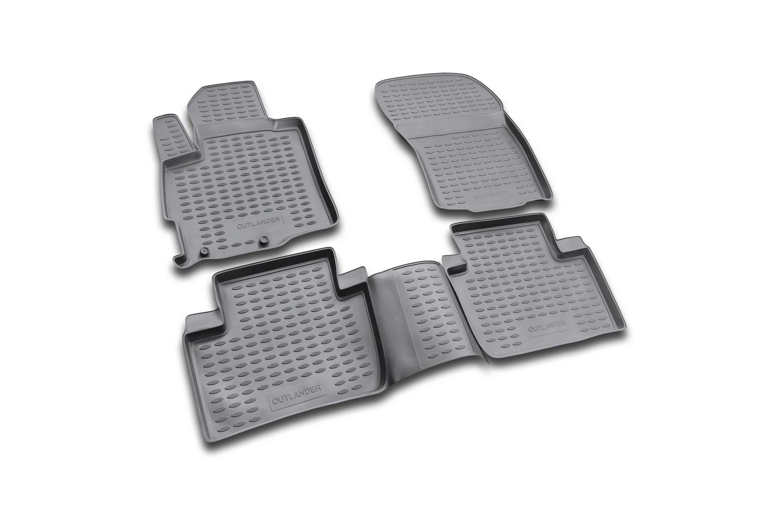 Коврики в салон MITSUBISHI Outlander XL 2005-2010, 2010-2012, 4 шт. (полиуретан)