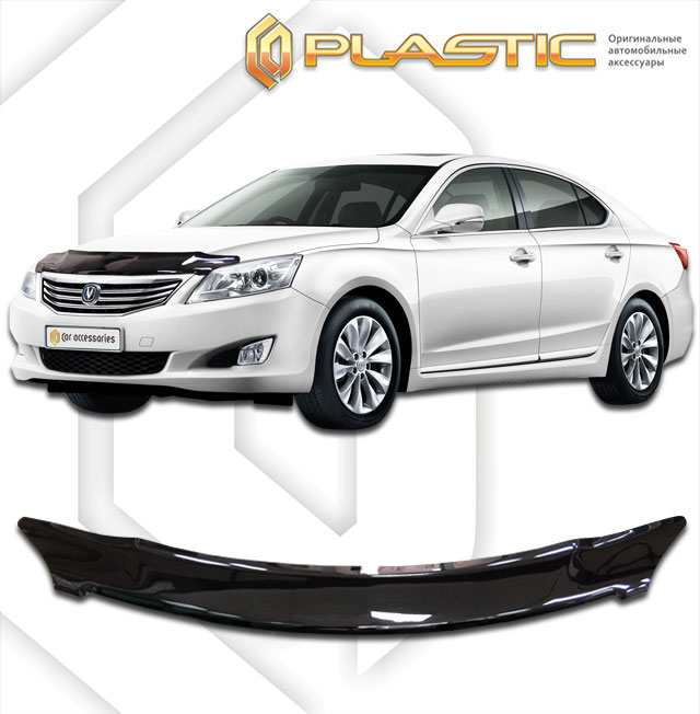 Дефлектор капота Classic черный Changan Raeton  2014–н.в. СА Пластик