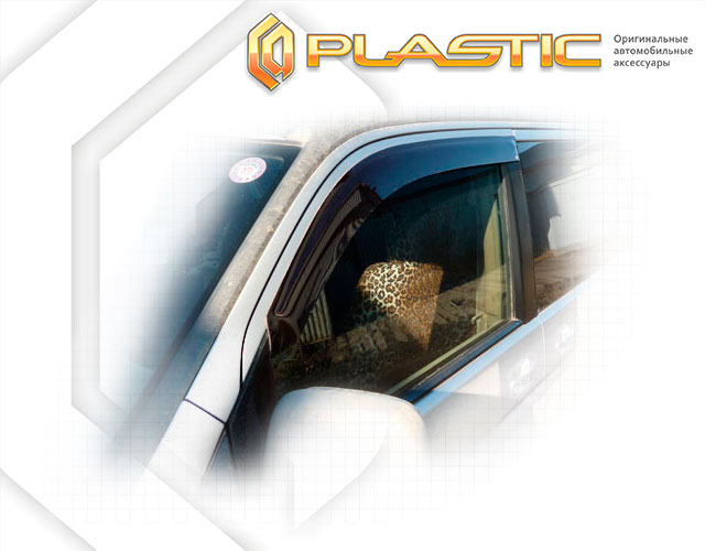 Ветровики дверей Classic полупрозрачный Honda StepWagon  2002-2003 СА Пластик