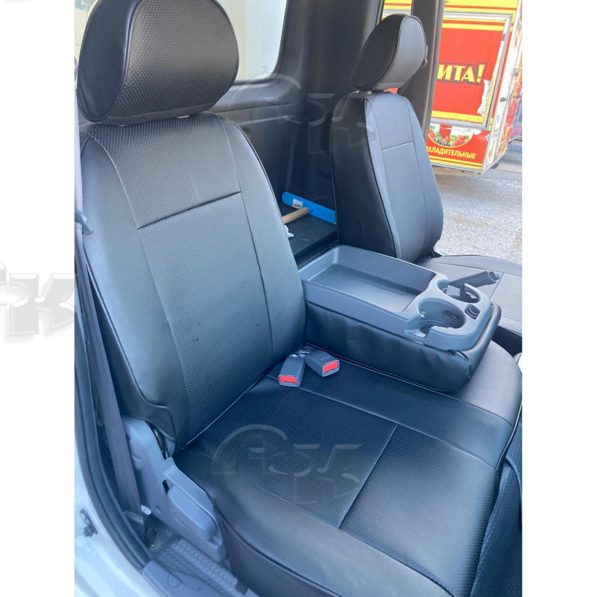 Чехлы из экокожи KIA Bongo 3 2004- грузовик (Мод.486.0) Автокомфорт