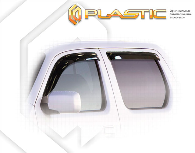 Ветровики дверей Classic полупрозрачный Honda Ridgeline  2004–2016 СА Пластик
