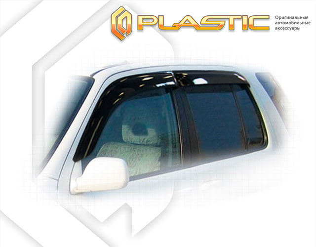 Ветровики дверей Classic полупрозрачный Toyota Raum  1997-2003 СА Пластик