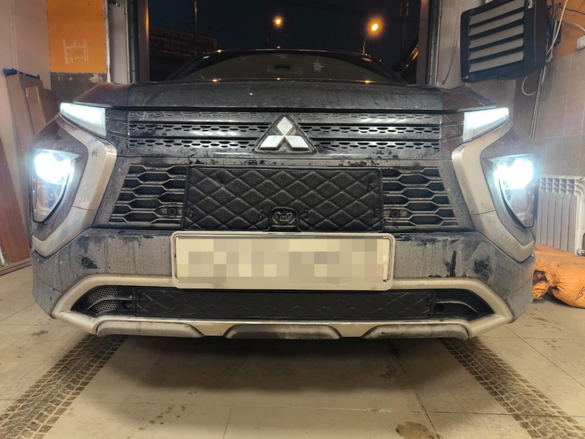 утеплитель радиатора Mitsubishi Eclipse Cross (2 части) рестайлинг 2020-2022