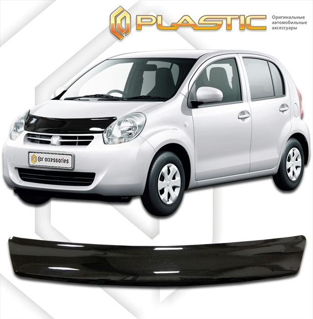 Дефлектор капота Classic черный Daihatsu Boon  2010-2014 СА Пластик