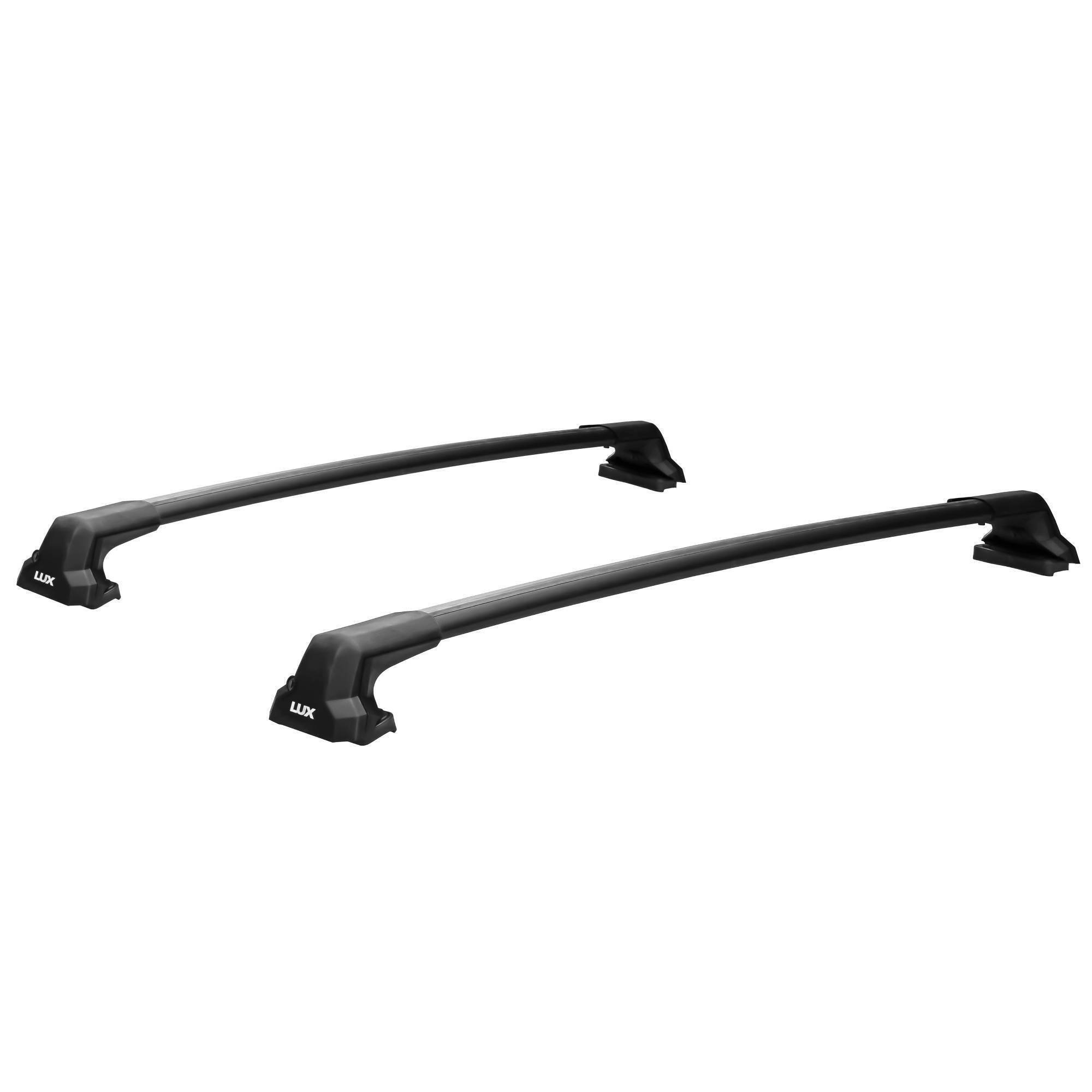 LUX CITY Nissan X-Trail 2001-2015 - багажник на крышу (дуги крыловидные черные 105 см)