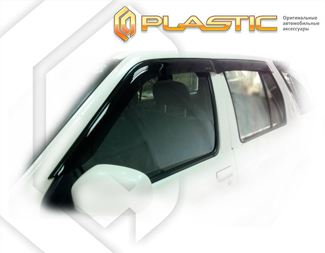 Ветровики дверей Classic полупрозрачный Nissan Terrano Regulus 1996-2002 СА Пластик