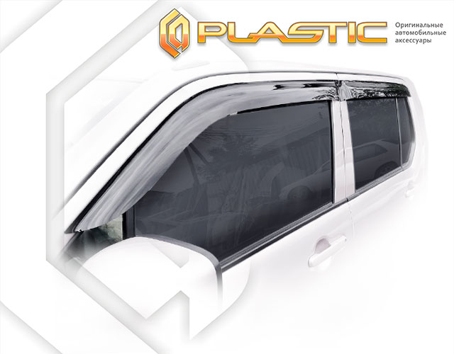 Ветровики дверей Classic полупрозрачный Suzuki Wagon R  2012-2014 СА Пластик