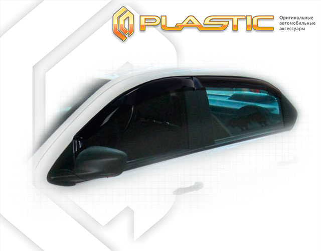 Ветровики дверей Classic полупрозрачный Peugeot 301  2012–н.в. СА Пластик