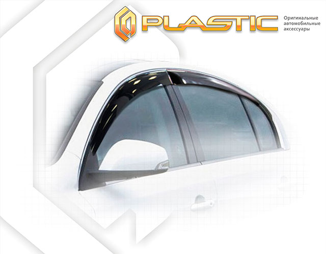 Ветровики дверей Classic полупрозрачный Renault Latitude  2010 СА Пластик