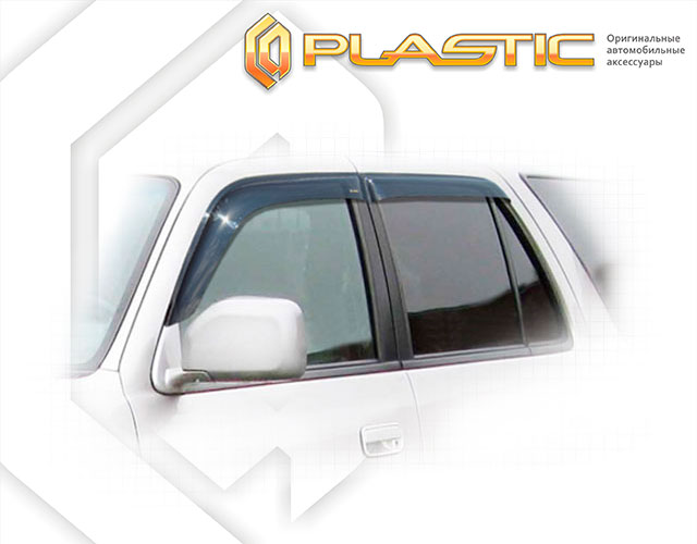 Ветровики дверей Classic полупрозрачный Toyota Hilux Surf  1989–1995 СА Пластик