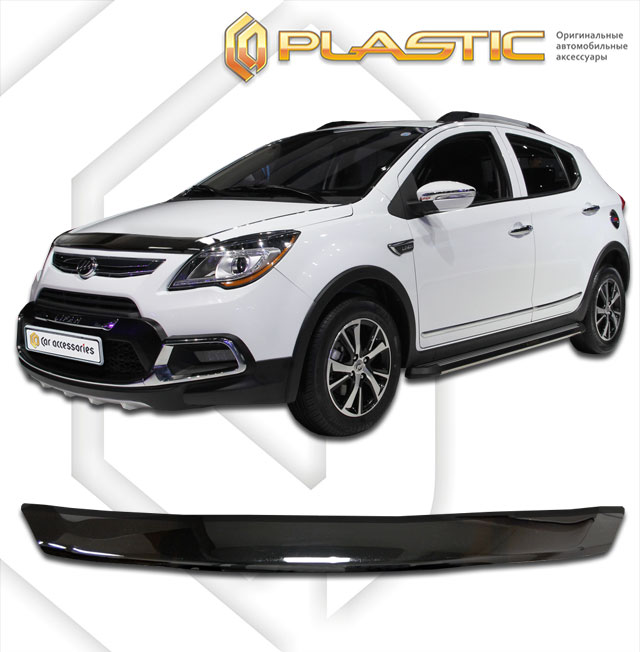 Дефлектор капота Classic черный Lifan X50  2015–н.в.  СА Пластик