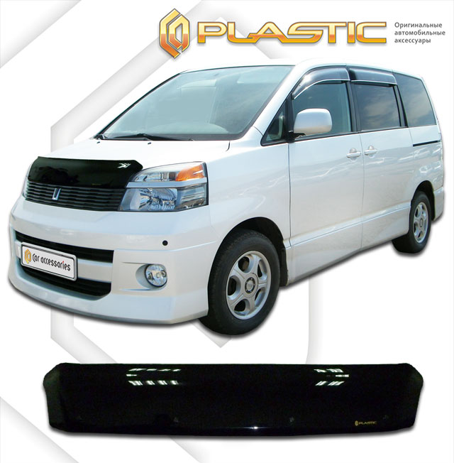 Дефлектор капота Classic черный Toyota Voxy  2001-2007 СА Пластик