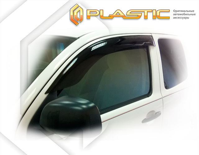 Ветровики дверей Classic полупрозрачный Toyota Tacoma  2004-2011 СА Пластик